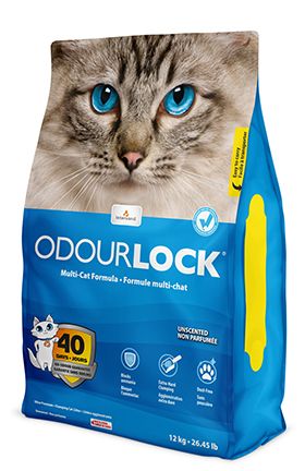 Odourlock ~ Ultra Premium Unscented Clumping Litter Cat 12kg