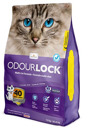Odourlock ~ Ultra Premium Lavender Clumping Litter Cat 12kg