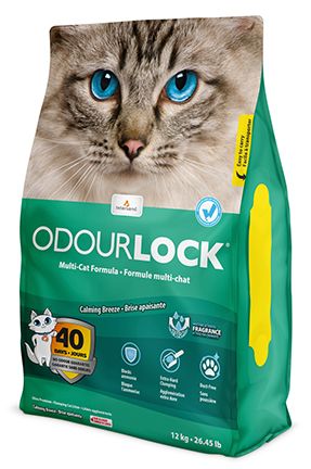 Odourlock ~ Ultra Premium Calming Breeze Clumping Cat 12kg