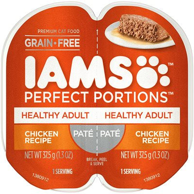 IAMS ~ Cat Perfect Portions Pâté Grain Free Chicken Recipe 2.6oz