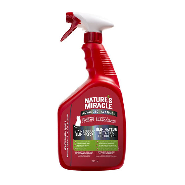 Nature's Miracle ~ Just for Cats Stain & Odor Remover Advanced Spray 32oz