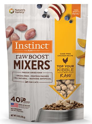 Instinct ~ Raw Boost Mixers Grain Free Cage Free Chicken Topper Cat 6oz