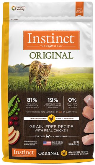 Instinct ~ Original Grain Free with Real Chicken Cat 11lb