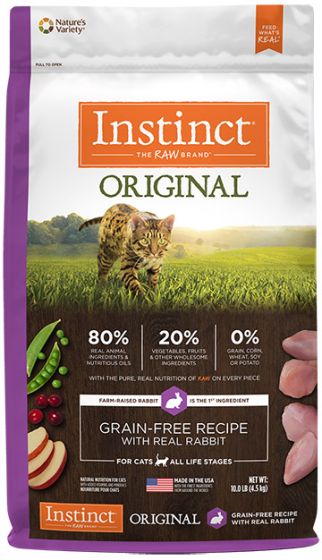 Instinct ~ Original Grain Free With Real Rabbit Cat 10lb