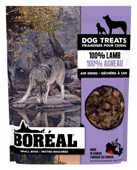 Boreal ~ Dog Treats 100 Percent Lamb Small Bites Dog 45g