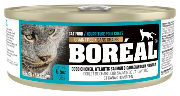 Boreal ~ Cobb Chicken Atlantic Salmon And Canadian Duck Cat 156g