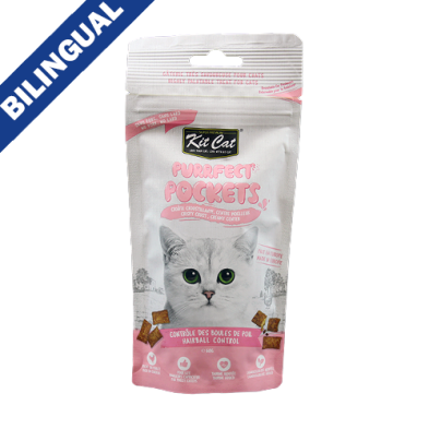 Kit Cat® ~ Purrfect Pockets Hairball Control Cat Treat 60g