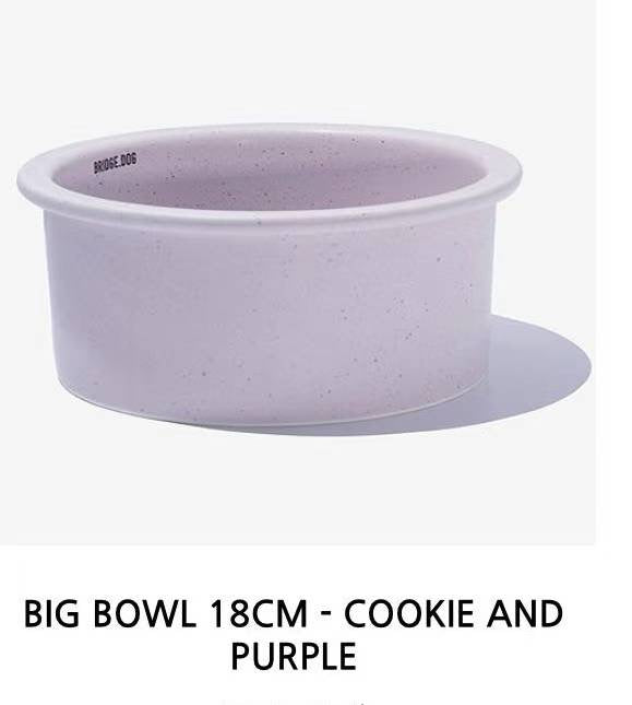 Bridge Dog ~ Big Bowl Purple