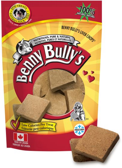 Benny Bully ~ Liver Chops Original Dog 80g