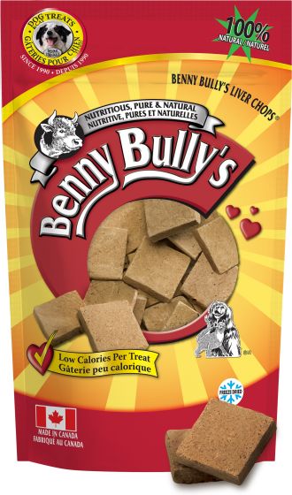 Benny Bully ~ Liver Chops Original Dog 500g