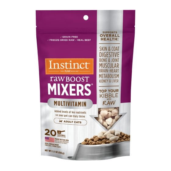 Instinct ~ Raw Boost Mixers Grain Free Multivitamin Topper Cat 5.5oz