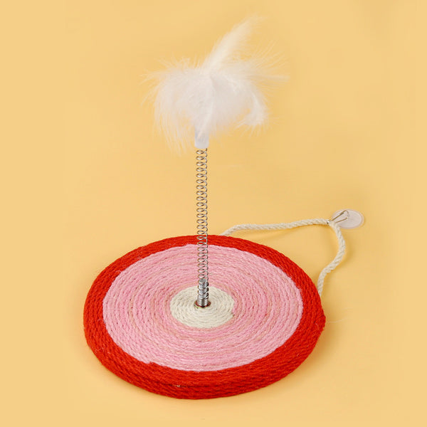 Cat Scratcher & Teaser Toy Set