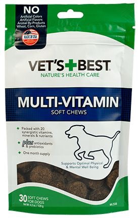 绿十字 Vet's Best ~ Multi Vitamins Soft Chews Dog 30pc