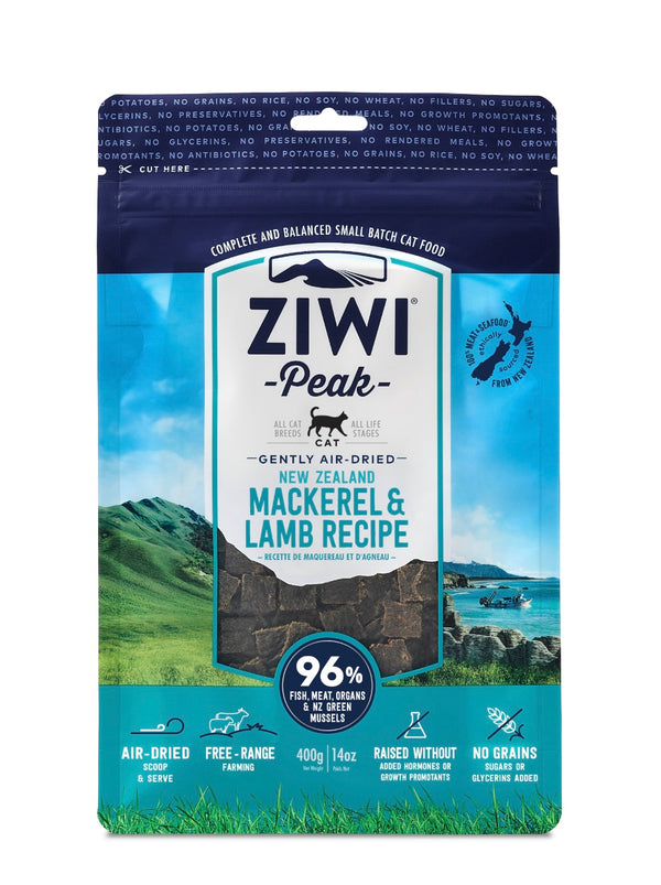ZIWI - Peak ~ Mackerel & Lamb Air Dried Cat Food 400g