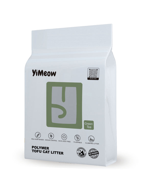 Yimeow ~ Green Tea Tofu Cat Litter (New Package)