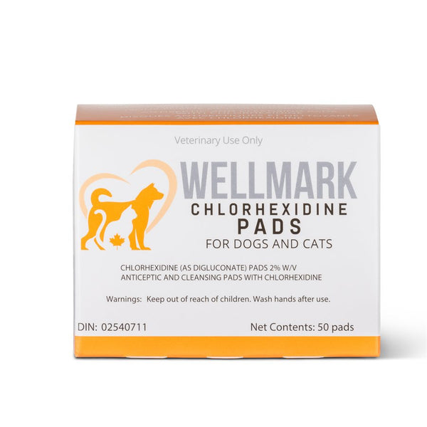 Wellmark ~ Chlorhexidine Pads 50 ct