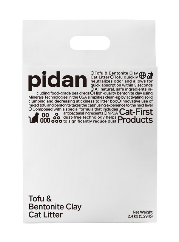 pidan ~ Cat Litter Tofu & Bentonite 2.4 kg per Bag