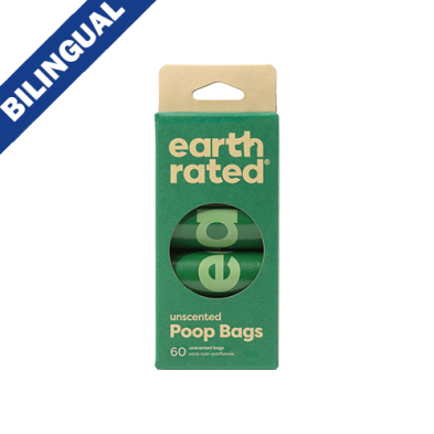 Earth Rated® ~ Eco-friendly Unscented Bags (60 Ct)