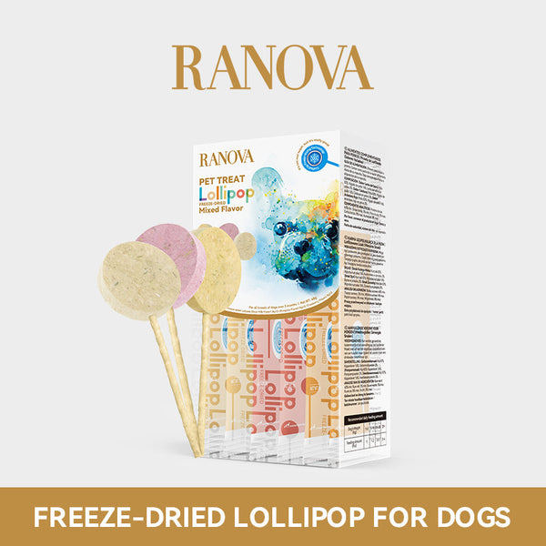 Ranova ~ Freeze-Dried Lollipop (Mixed Flavor) for Dogs 6 pieces