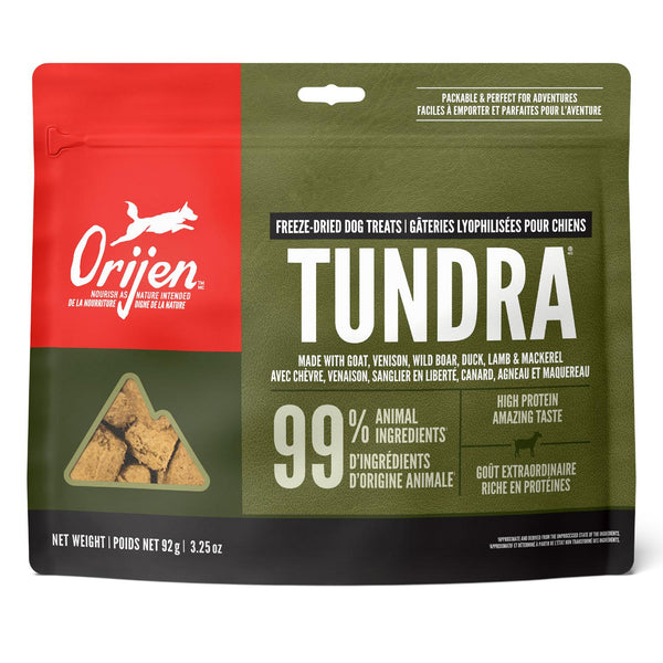 Orijen ~ Tundra Freeze-Dried Dog Treats 92g