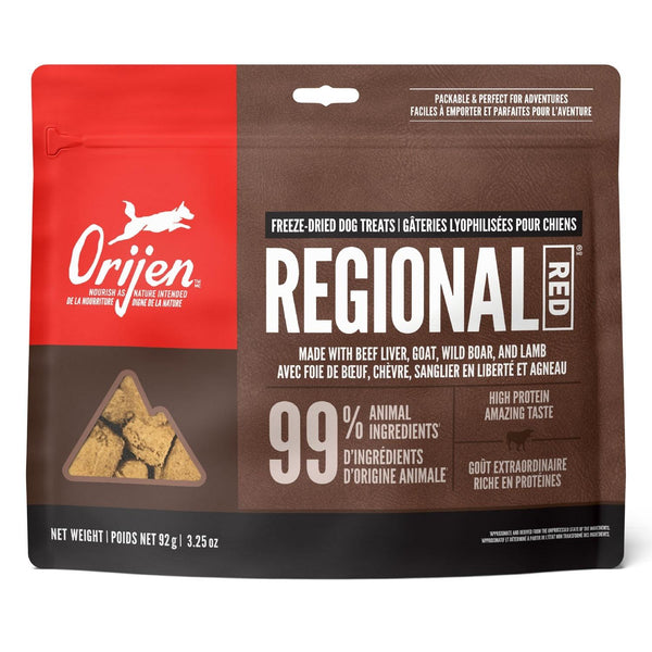 Orijen ~ Regional Red Freeze-Dried Dog Treats 92g