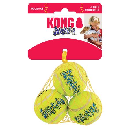 Kong® ~ AirDog Squeakair Ball 3 Pack Dog Toys