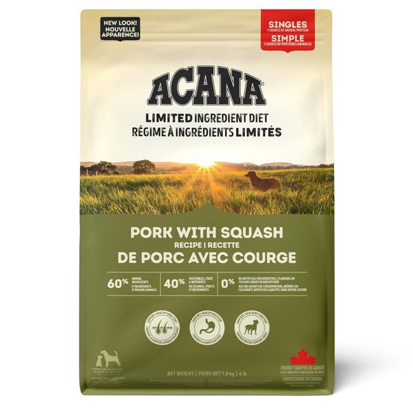 Acana ~ Pork With Sqush Recipe Dog Food