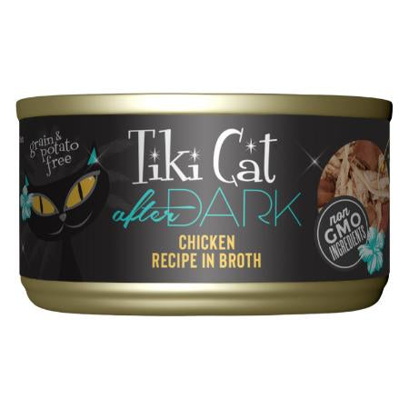 Tiki Cat® ~ After Dark Chicken Recipe In Broth Wet Cat Food 5.5oz (2025-11-30)