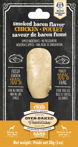 Oven-Baked Tradition ~ Chicken And Smoke Bacon Flavour Fillet Dog 30g