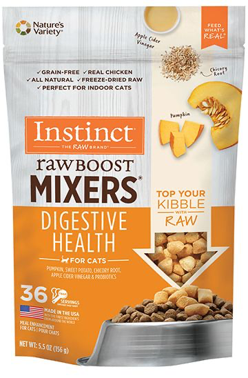Instinct ~ Raw Boost Mixers Grain Free Digestive Health Topper Cat 5.5oz