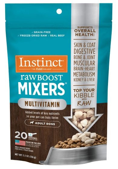 Instinct ~ Raw Boost Mixers Grain Free Multivitamin Topper Dog 5.5oz