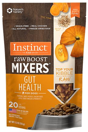 Instinct ~ Raw Boost Mixers Grain Free Gut Health Topper Dog 5.5oz