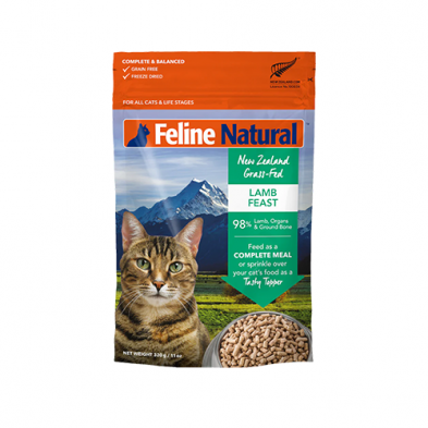 Feline Natural™ ~ Lamb Feast Freeze-Dried Cat Food 320g