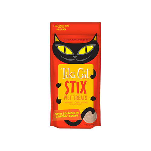 Tiki Cat® ~ STIX™ Salmon in Creamy Gravy Cat Treat 3oz