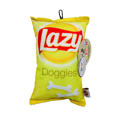Spot® ~ Fun Food Lazy Doggie Chips 8" Dog Toy