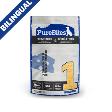 PureBites® ~ Cheddar Cheese Freeze-Dried Dog Treats 120 g