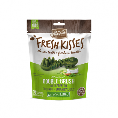 Merrick ~ Fresh Kisses Coconut Oil Pouch Dental Treat