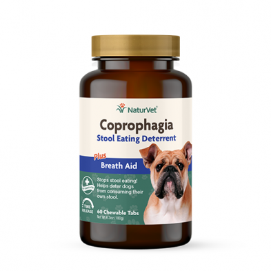 NaturVet® ~ Coprophagia Stool Eating Deterrent Chewable Tablets (60 ct)