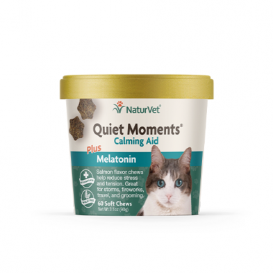 NaturVet® ~ Quiet Moments® Soft Chew for Cats (60 ct)