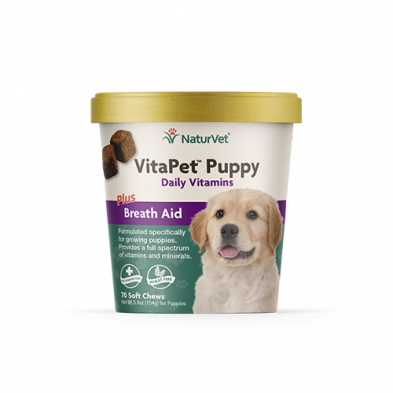 NaturVet® ~ VitaPet™ Puppy Daily Vitamins Soft Chews (70 ct)
