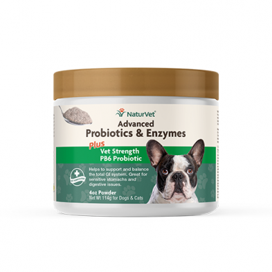 NaturVet® ~ Advanced Probiotics & Enzymes Powder 4oz