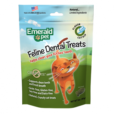 Emerald Pet Products® ~ Smart N' Tasty Catnip Feline Dental Treats