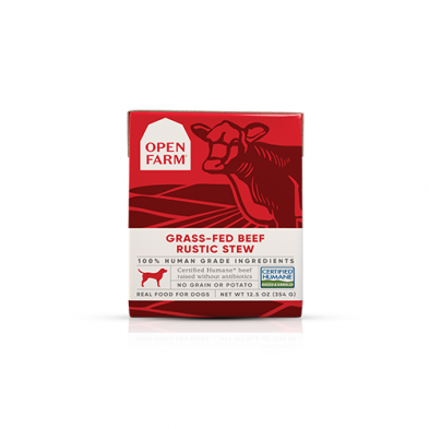 Open Farm® ~ Grass-Fed beef Rustic Stew Wet Dog Food 12.5 oz