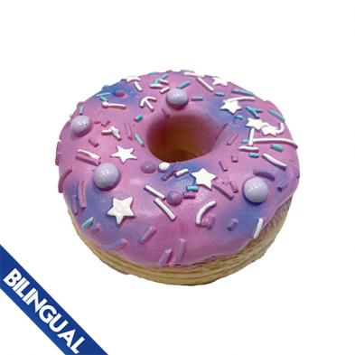 foufouBRANDS™ ~ fouFIT™ Donut Chew Latex Dog Toy Galaxy