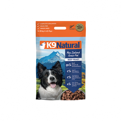 K9 Natural™ ~ Beef Feast Freeze-Dried Dog Food