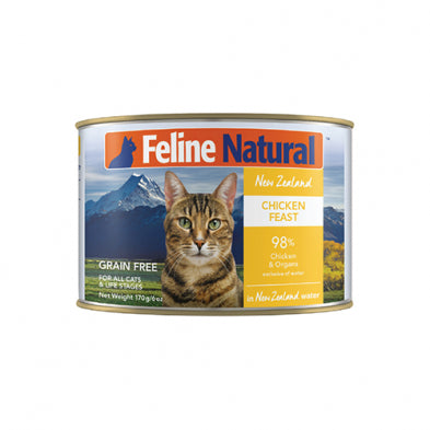 Feline Natural™ ~ Chicken Feast Grain Free Wet Cat Food 6oz