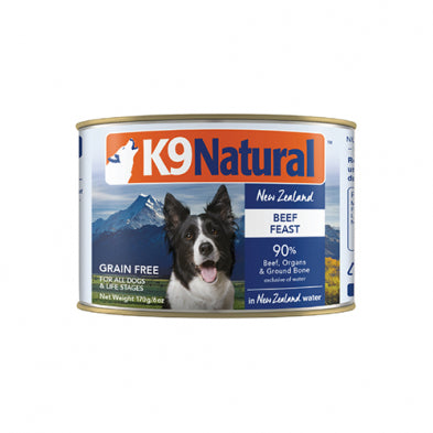 K9 Natural™ ~ Beef Feast Grain Free Wet Dog Food