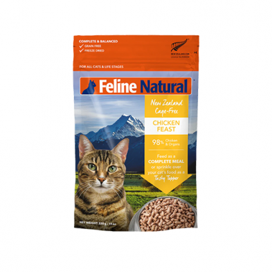Feline Natural™ ~ Chicken Feast Freeze-Dried Cat Food 320g